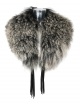 SS14 Almost Famous Flowers & Fur Shearling Fur Collar (Black)
